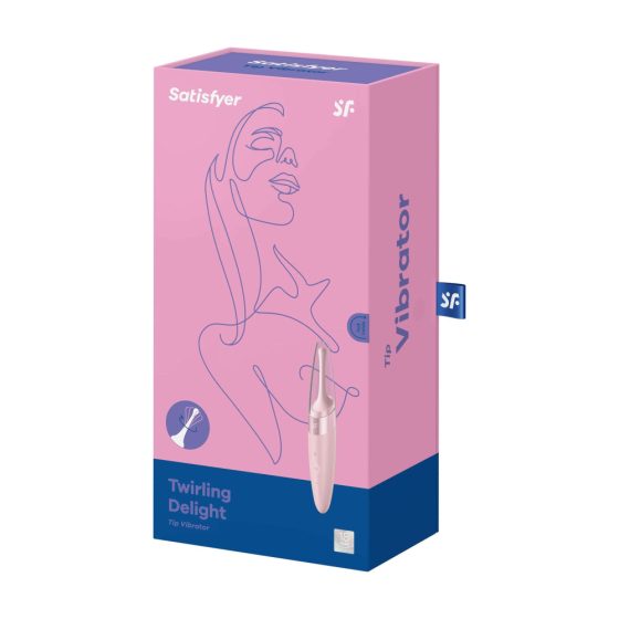Satisfyer Twirling Delight - wiederaufladbarer, wasserdichter Klitorisvibrator (Pink)