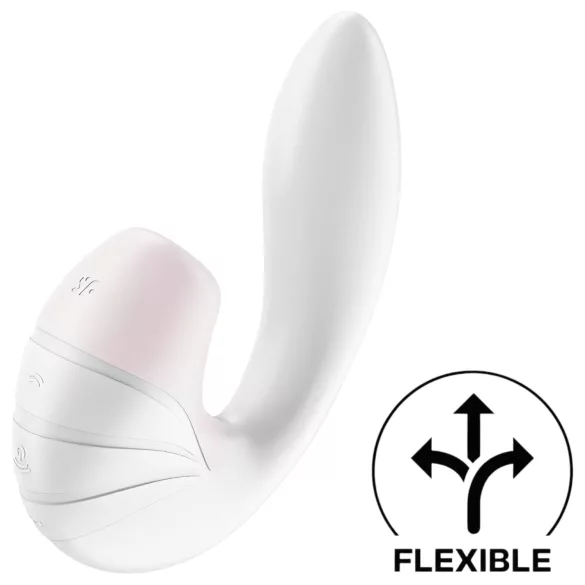 Satisfyer Supernova - Akkuvibrator mit Luftwellen 2in1 (weiß)