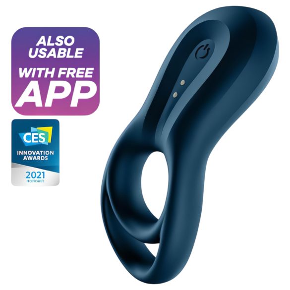 Satisfyer Epic Duo - Intelligenter Vibrations-Penisring (Schwarz)