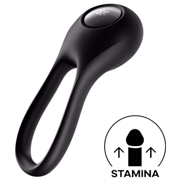 Satisfyer Majestic Duo - Akku, wasserdichter Penisring (Schwarz)