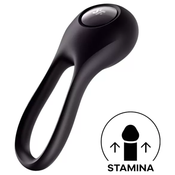 Satisfyer Majestic Duo - Akku-Penisring, wasserdicht, schwarz