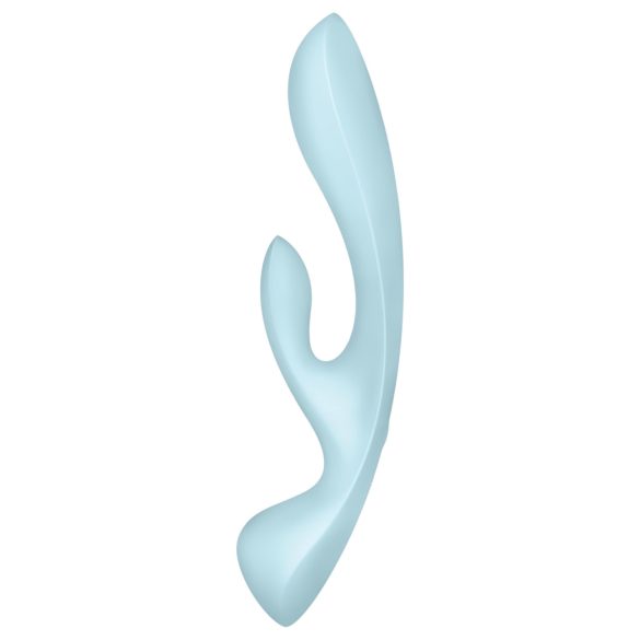 Satisfyer Triple Oh - Akku-Klitorisvibrator mit Arm (blau)