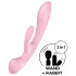 Satisfyer Triple Oh - Akku-Klitoralvibrator mit Schaft (pink)
