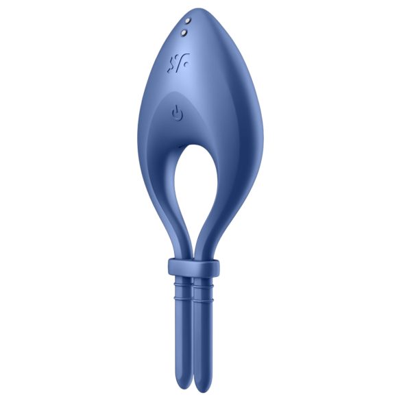 Satisfyer Bullseye - smarte Vibrations-Penisring (blau)