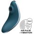 Satisfyer Vulva Lover 1 - Akku Luftwellen-Klitorisstimulator (Blau)