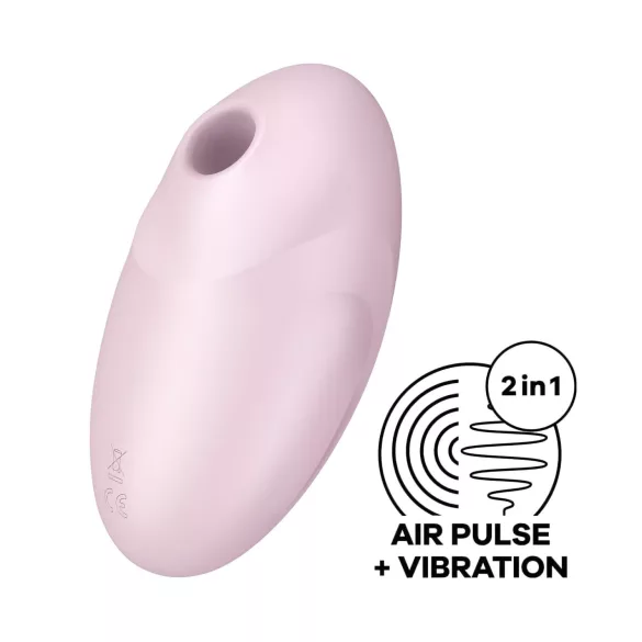 Satisfyer Vulva Lover 3 - Wiederaufladbarer Luftwellen-Klitorisstimulator (Pink)