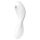 Satisfyer Curvy Trinity 5+ - intelligenter 2in1 Vibrator (Weiß)