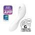 Satisfyer Curvy Trinity 5+ - intelligenter 2in1 Vibrator (Weiß)