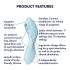 Satisfyer Curvy Trinity 5+ - Intelligenter 2-in-1 Vibrator (Blau)