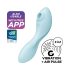 Satisfyer Curvy Trinity 5+ - Intelligenter 2-in-1 Vibrator (Blau)