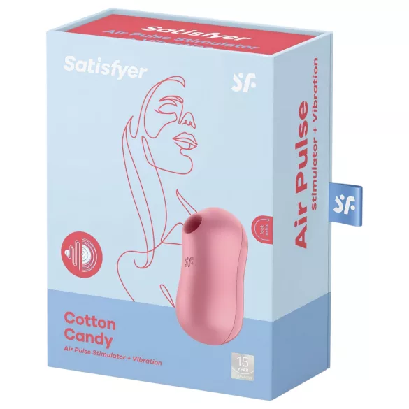 Satisfyer Cotton Candy - Druckwellen-Klitorisstimulator (Koralle)