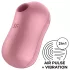 Satisfyer Cotton Candy - Druckwellen-Klitorisstimulator (Koralle)