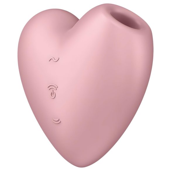 Satisfyer Cutie Heart - Wiederaufladbarer Klitorisstimulator mit Luftimpulsen (Pink)