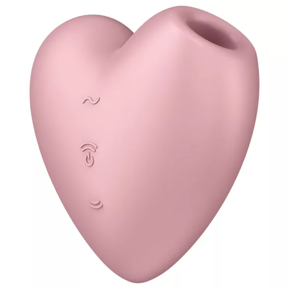 Satisfyer Cutie Heart - Akku Klitoris-Vibrator mit Luftdruckwellen (Pink)