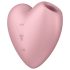 Satisfyer Cutie Heart - Wiederaufladbarer Klitorisstimulator mit Luftimpulsen (Pink)