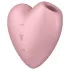 Satisfyer Cutie Heart - Akku Klitoris-Vibrator mit Luftdruckwellen (Pink)