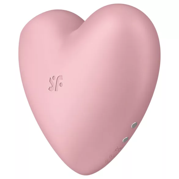 Satisfyer Cutie Heart - Akku Klitoris-Vibrator mit Luftdruckwellen (Pink)