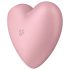 Satisfyer Cutie Heart - Wiederaufladbarer Klitorisstimulator mit Luftimpulsen (Pink)