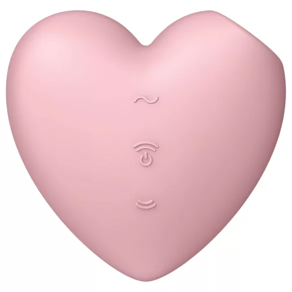 Satisfyer Cutie Heart - Akku Klitoris-Vibrator mit Luftdruckwellen (Pink)