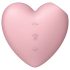 Satisfyer Cutie Heart - Wiederaufladbarer Klitorisstimulator mit Luftimpulsen (Pink)