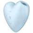 Satisfyer Cutie Heart - Akku-Luftdruck-Vibrator für Klitoris (Blau)