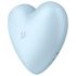 Satisfyer Cutie Heart - Akku-Luftdruck-Vibrator für Klitoris (Blau)