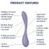 Satisfyer G-spot Flex 5 - Intelligenter G-Punkt Vibrator (Lila)