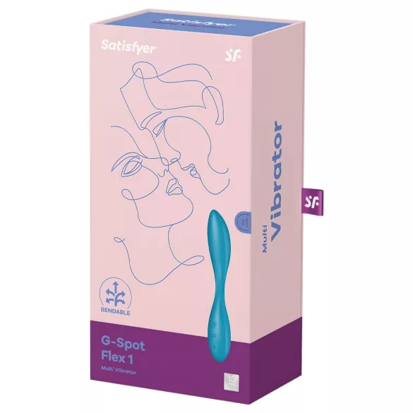 Satisfyer G-Spot Flex 1 - wiederaufladbarer, wasserdichter G-Punkt-Vibrator (grün)