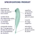 Satisfyer Twirling Pro - App-gesteuerter Klitorisvibrator (Mint)