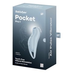   Satisfyer Pocket Pro 1 - Akkubetriebener, luftwellenvibrierender Klitoris-Stimulator (blau)