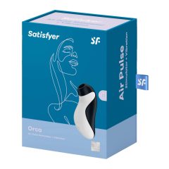   Satisfyer Orca - wasserdichter Luftwellen-Klitorisstimulator (Schwarz-Weiß)