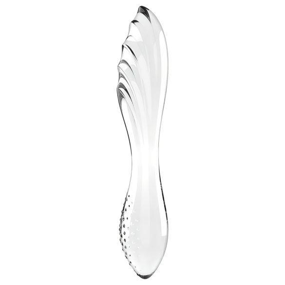 Satisfyer Dazzling Crystal 1 - beidseitiger Glasdildo (transparent)