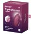 Satisfyer Tap & Climax 1 - 2in1 Vibrator und Klitoris-Stimulator (Rot)