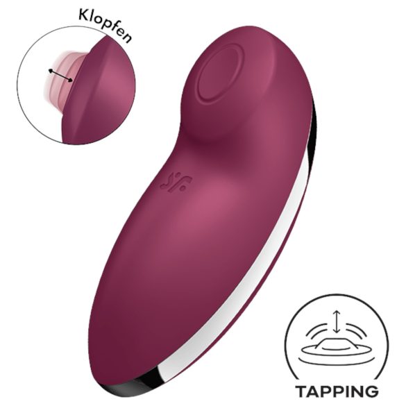 Satisfyer Tap & Climax 2 - 2in1 Klitorisstimulator & Vibrator (Rot)