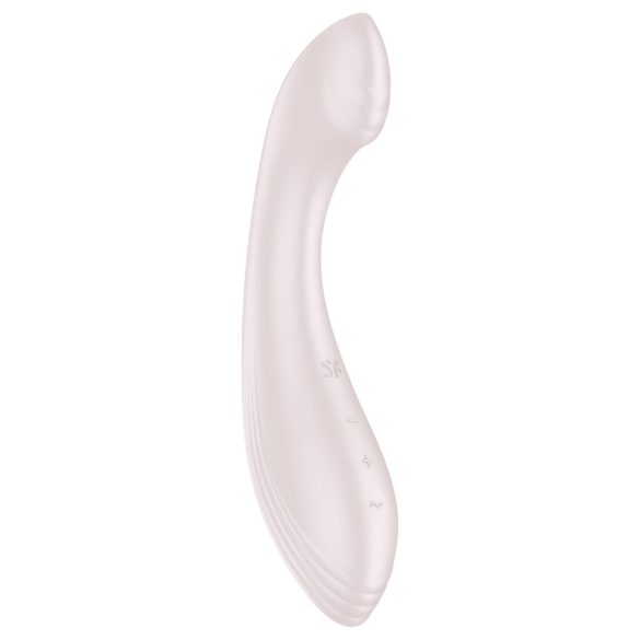 Satisfyer G-Force - wiederaufladbarer, wasserdichter G-Punkt Vibrator (Beige)