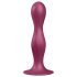 Satisfyer Double Ball-R - Roter gewichteter Dildo mit Saugnapf