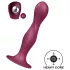 Satisfyer Double Ball-R - Gewichtetes Dildo mit Saugfuß (rot)