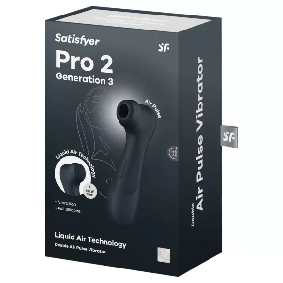 Satisfyer Pro2 Gen3 - Luftwellen-Klitorisstimulator (Dunkelgrau)