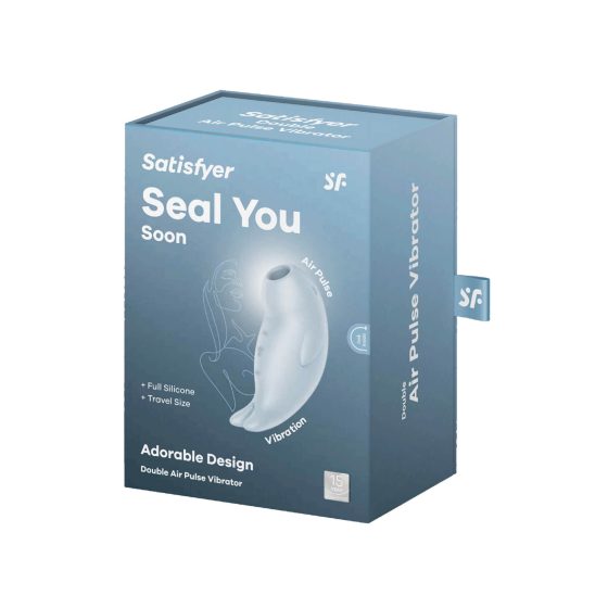 Satisfyer Seal You Soon - akkubetriebener, luftwellen Klitorisstimulator (blau)