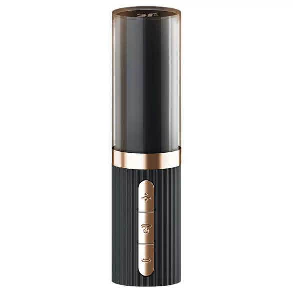 Satisfyer Deep Kiss - Luftdruck-Lippenstiftvibrator (schwarz)