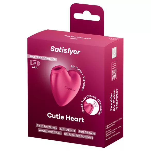 Satisfyer Cutie Heart - Luftwellen-Klitorisstimulator (Pink)