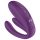 Mrow - Wiederaufladbarer, wasserdichter Paar-Vibrator mit 3 Motoren (Lila)