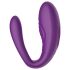 Mrow - Wiederaufladbarer, wasserdichter Paar-Vibrator mit 3 Motoren (Lila)
