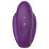 Mrow - Wiederaufladbarer, wasserdichter Paar-Vibrator mit 3 Motoren (Lila)