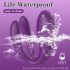 Mrow - Wiederaufladbarer, wasserdichter Paar-Vibrator mit 3 Motoren (Lila)