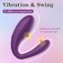Mrow - Wiederaufladbarer, wasserdichter Paar-Vibrator mit 3 Motoren (Lila)