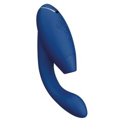   Womanizer Duo 2 - wasserdichter G-Punkt Vibrator und Klitorisstimulator (blau)