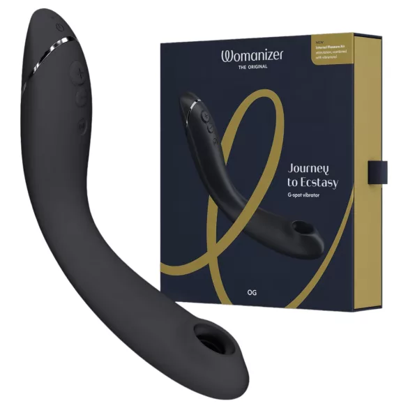 Womanizer OG - Akku, Luftwellen 2in1 Vibrator (Schwarz)