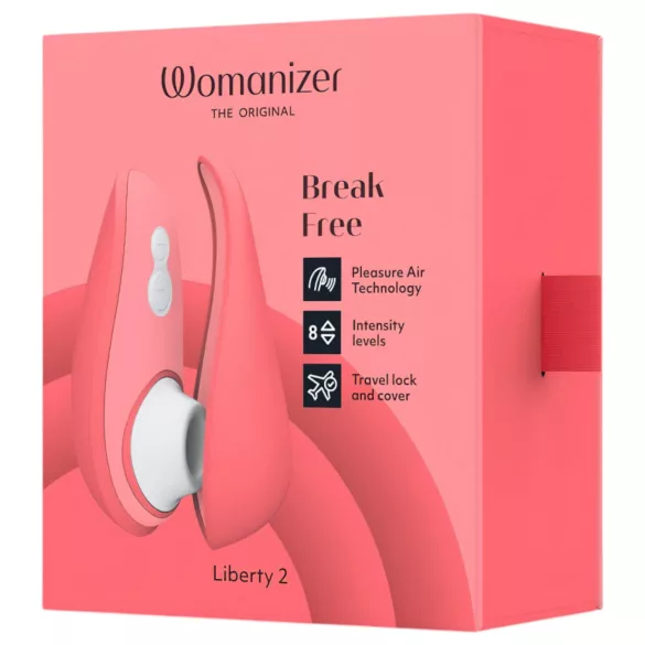 Womanizer Liberty 2 - Aufladbarer Luftimpuls-Klitorisstimulator (Pink)