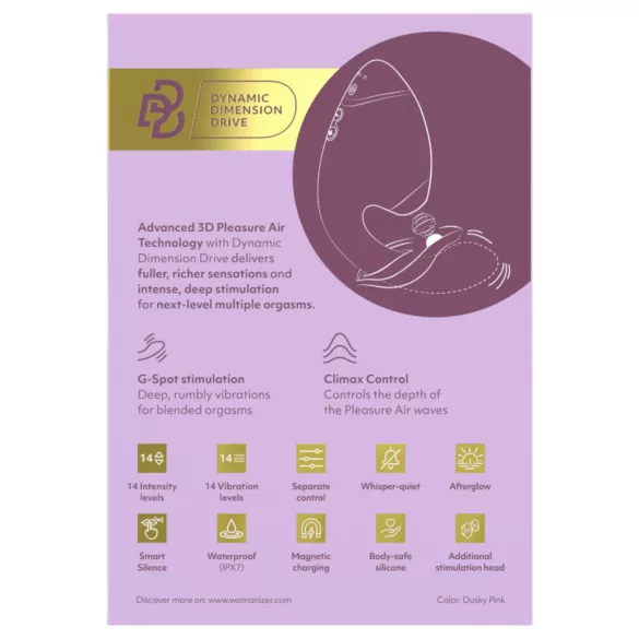 Womanizer Next Duo - 2in1 G-Punkt Vibrator (Rosa)